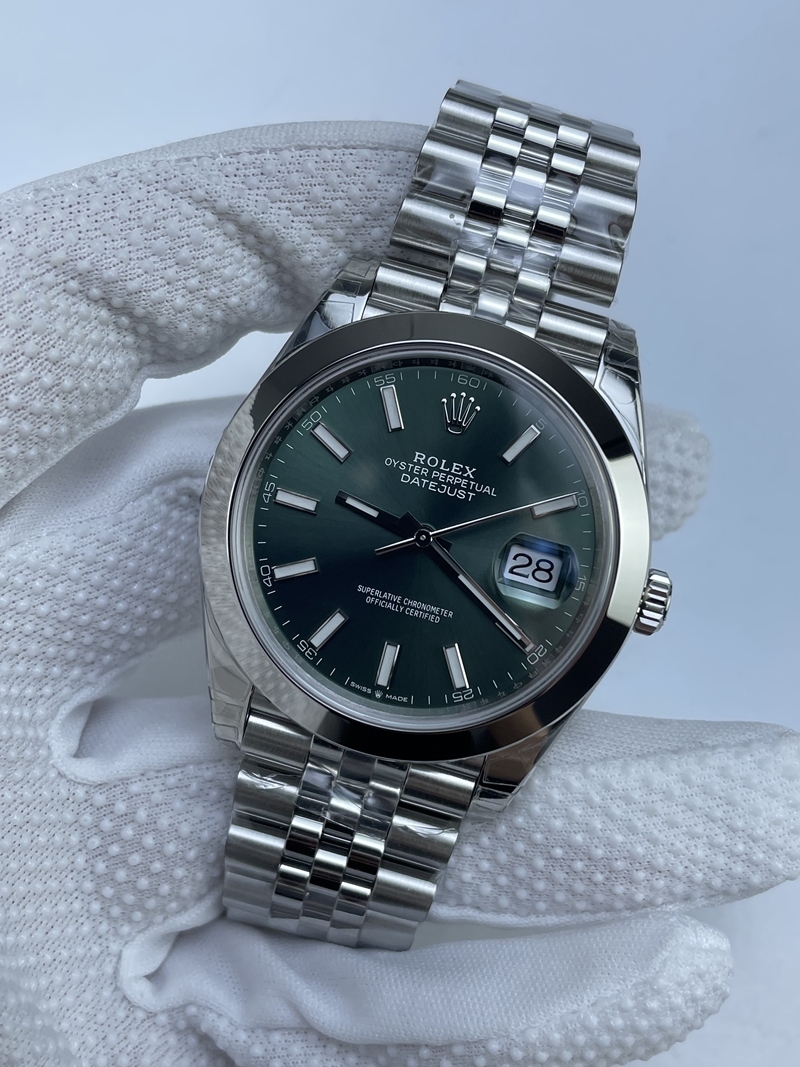 (준비완료/특급배송)NO.2658/VS공장 롤렉스 데이저스트 41미리 그린다이얼 돔베젤 쥬빌레