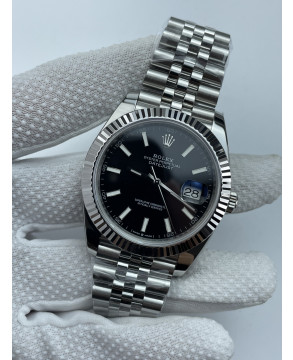 (준비완료/특급배송)NO.3414/롤렉스 데이저스트 126334 41미리 블랙다이얼 바인덱스 QP공장